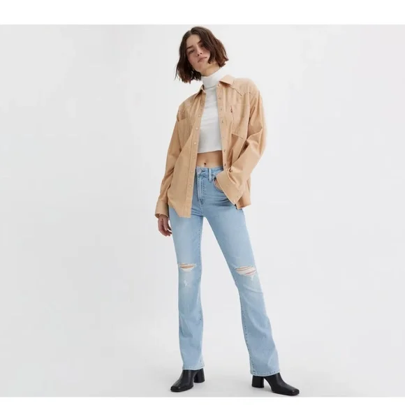 LEVI’S PREMIUM 725 HIGH RISE BOOTCUT WOMEN'S JEANS - Picture 1 of 11